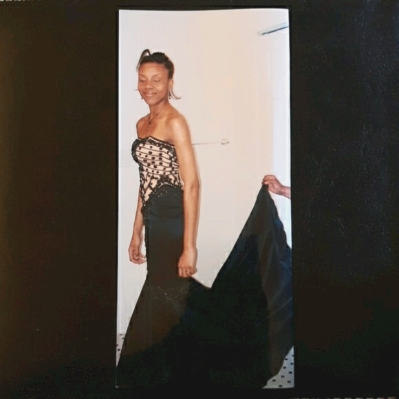 Dress Sale!!! Couture Bedazzled  Evening Gown - Picture 7 of 9